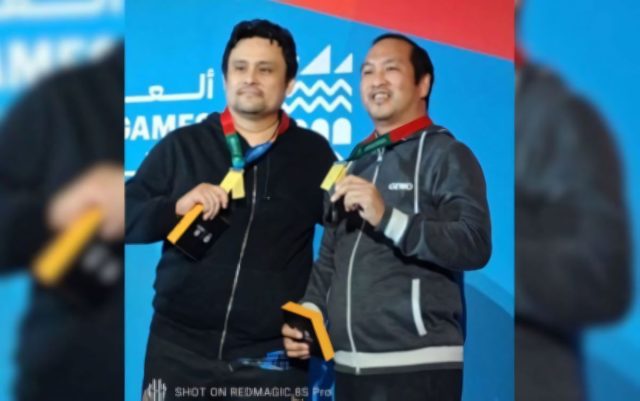 OFW Duo Clinches Table Tennis Gold at Abu Dhabi Open Masters Games
