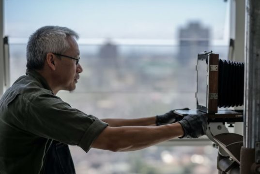 Bangkok-based Photographer Nico Sepe brings wet-plate collodion to Vientiane Nico Sepe Saint Benilde workshop