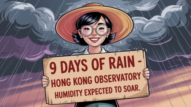 9 days of rain - HKO