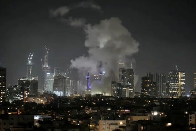 Iran missile strike on Israel