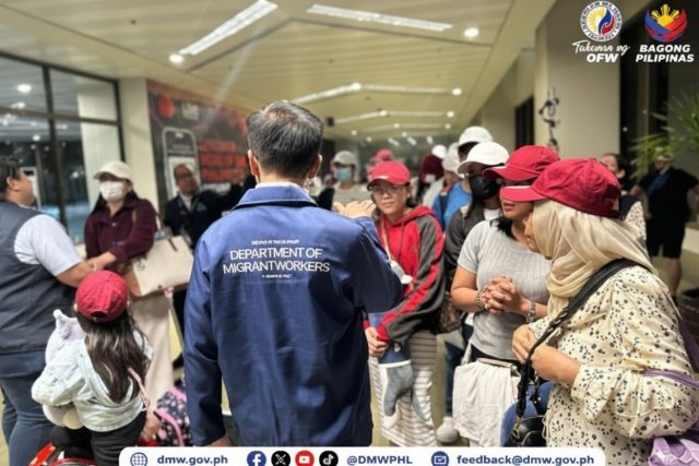 Thirty-two overseas Filipino workers from the United Arab Emirates and Oman