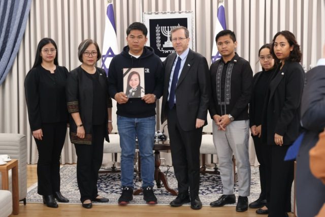 husband of Mary Anne de Vera, met with Israeli President Isaac Herzog