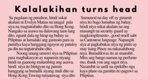 Kalalakihan turns head HK Pinoy Tv News 15th Apr - 12th May 26 FB Post and Pin up