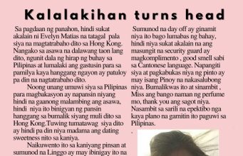 Kalalakihan turns head HK Pinoy Tv News 15th Apr - 12th May 26 FB Post and Pin up