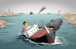 DMW Pledges Full Support to Family of Missing Filipino Seafarer After Hormuz Missile Attack Iranian missile hitting and sinking UAE flagged vessel MV Mussafah 2 in the Strait of Hormuz on March 6