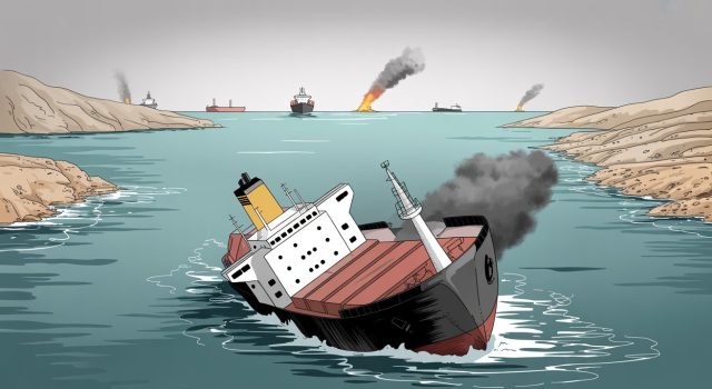 DMW Pledges Full Support to Family of Missing Filipino Seafarer After Hormuz Missile Attack Iranian missile hitting and sinking UAE flagged vessel MV Mussafah 2 in the Strait of Hormuz on March 6
