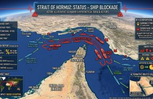 260 Filipino Sailors Clear Strait of Hormuz; Thousands More Await Passage Starit of Hormuz blockade infographic