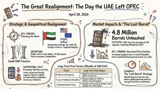 How the UAE’s exit from OPEC aligns the Gulf with the West, and could send oil prices tumbling for a generation UAE Leaves Oil Cartel Impact-modified