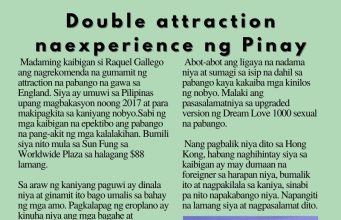 Double attraction naexperience ng Pinay HK Pinoy Tv News 13th May - 9th June 26 FB Post and Pin up