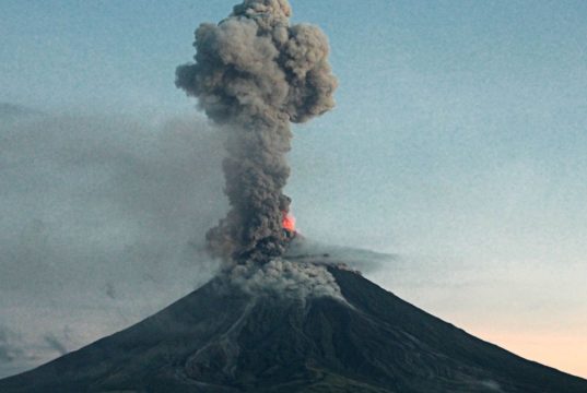 Philippine authorities warn of bigger eruption as Mayon activity intensifies Mt. Mayon volcano 2nd explosion again this morning at 7:30