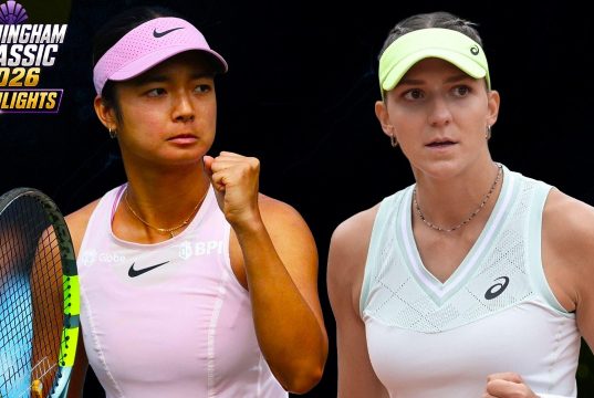 Filipina star Alex Eala rallies past Swiss challenger, advances To Birmingham Open Final Alex Eala beat Rebeka Masarova at Birmingham Classic