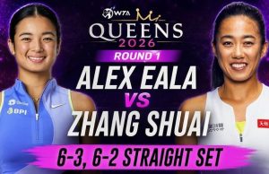 Alex Eala beats China’s Zhang Shuai in straight sets at the WTA Queen’s Club tournament Alex Eala beats China's Zhang Shuai at the WTA Queen's Club-modified