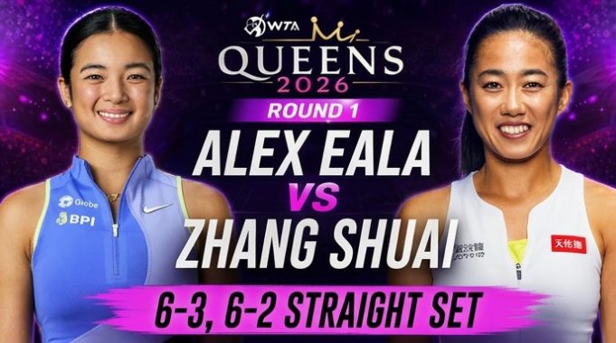 Alex Eala beats China’s Zhang Shuai in straight sets at the WTA Queen’s Club tournament Alex Eala beats China's Zhang Shuai at the WTA Queen's Club-modified