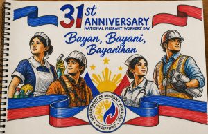 Philippines Launches First-Ever OFW Global Summit to Mark Migrant Workers Day Migrant Workers Month poster hand drawn