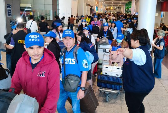 Repatriation Efforts Intensify as 11,000 Filipinos Return from Middle East Repatriated overseas Filipino workers (OFWs)