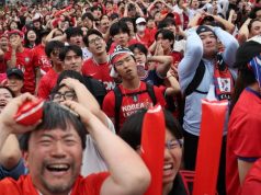 Iran, South Korea Crash Out as World Cup Enters Knockout Stage South Korea fans images after Crash Out of World Cup