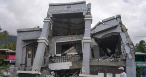Over 1.4 Million Affected as Southern Philippines Quake Damage Surges barangay hall of Malalan in Jose Abad Santos, Davao Occidental