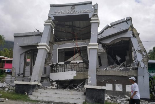 Over 1.4 Million Affected as Southern Philippines Quake Damage Surges barangay hall of Malalan in Jose Abad Santos, Davao Occidental