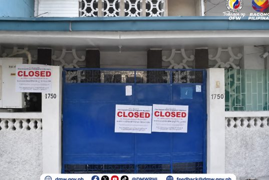 78 Prospective Filipino Migrant Workers Rescued from Illegal Facility in Makati illegal-accomodation-facility