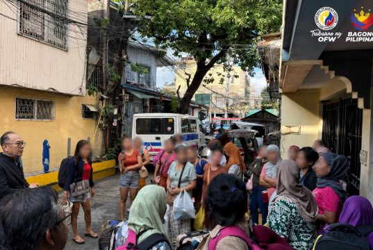 Philippine Agency Rescues 206 OFW Applicants From Illegal, Substandard Facilities rescued-ofws-from-illegal-accomodations