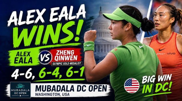 Alex Eala beats Chinese wild card Zheng Qinwen