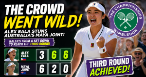 Eala Rallies Past Joint to Reach Wimbledon Third Round Alex Eala beats opponent to reach the third round of Wimbledon