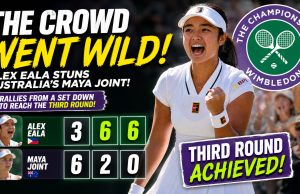Eala Rallies Past Joint to Reach Wimbledon Third Round Alex Eala beats opponent to reach the third round of Wimbledon
