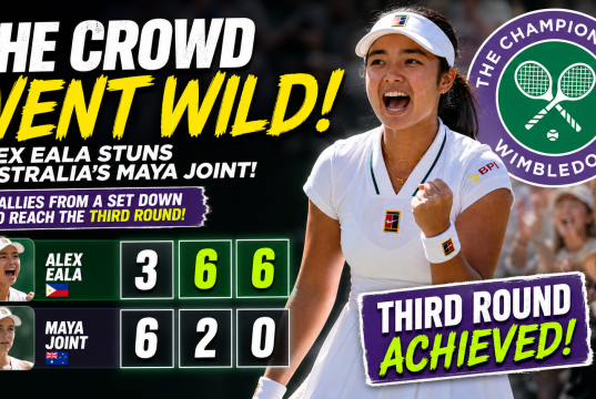 Eala Rallies Past Joint to Reach Wimbledon Third Round Alex Eala beats opponent to reach the third round of Wimbledon