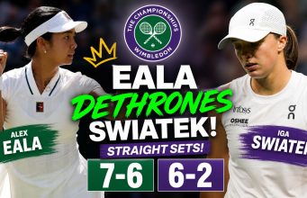 Alex Eala dethrones reigning Wimbledon champion Iga Swiatek in straight sets Alex Eala dethrones reigning Iga Swiatek in straight sets