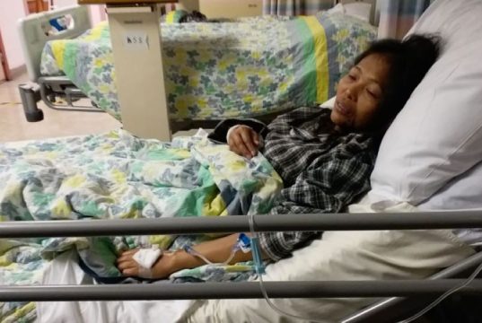 Hong Kong Court Awards HK$251,000 to Family of Cancer-Stricken Helper Fired by Employer Baby Jane Allas in a hospital in Hong Kong