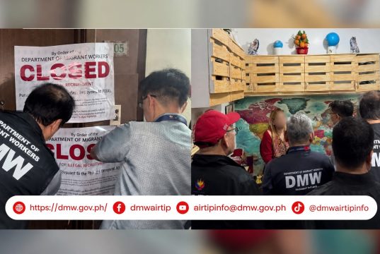Philippine Authorities Shut Down Manila Consultancy Firm in Illegal Recruitment Sting DMW shuts down consultancy firm in Manila