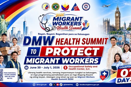 DMW Launches First-Ever Health Summit to Protect Migrant Workers DMW Health Summit to Protect Migrant Workers