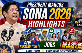 SONA Highlights OFW Repatriation, Jobs, Aid Amid Middle East Conflict SONA 2026 highlights on OFWs