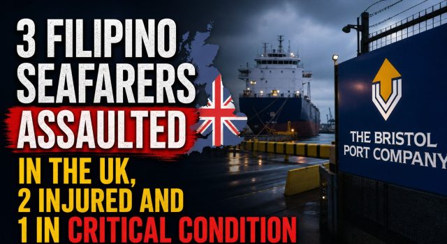 Filipino seafarer in critical condition, 2 others injured after assault in England 3 Filipino seafare assaulted at Bristol Port
