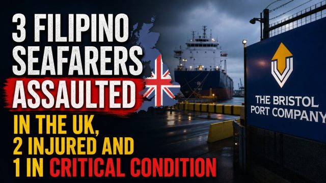 3 Filipino seafare assaulted at Bristol Port