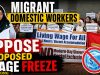 Migrant Domestic Workers Oppose Proposed Wage Freeze in Hong Kong Migrant Domestic Workers Oppose Proposed Wage Freeze in Hong Kong