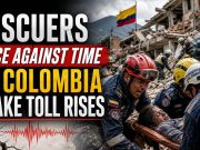 Rescuers Dig Through Rubble in Colombia as Death Toll From Powerful Earthquake Passes 160 Rescuers Race against time as Colombia quake toll rises