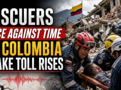 Rescuers Dig Through Rubble in Colombia as Death Toll From Powerful Earthquake Passes 160 Rescuers Race against time as Colombia quake toll rises