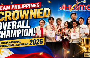 Team Philippines Crowned Overall Champion at HK International Mathematical Olympiad 2026 Team Philippines Crowned Overall Champion at HKIMO