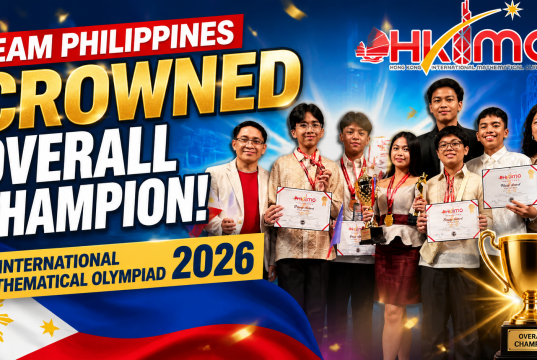 Team Philippines Crowned Overall Champion at HK International Mathematical Olympiad 2026 Team Philippines Crowned Overall Champion at HKIMO