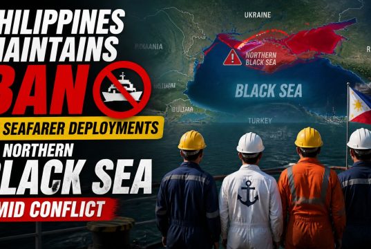 Philippines maintains ban on seafarer deployments to northern Black Sea amid conflict ban on seafarer deployments to northern Black Sea amid conflict