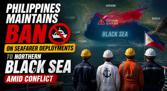 Philippines maintains ban on seafarer deployments to northern Black Sea amid conflict ban on seafarer deployments to northern Black Sea amid conflict
