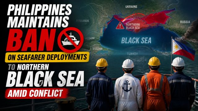 ban on seafarer deployments to northern Black Sea amid conflict