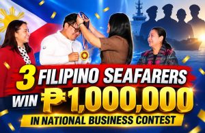 3 Filipino Seafarers Win 1 Million Pesos in National Business Contest 3 Filipino Seafarers Win 1 Million Pesos in National Business Contest