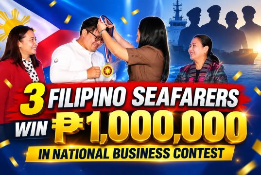 3 Filipino Seafarers Win 1 Million Pesos in National Business Contest 3 Filipino Seafarers Win 1 Million Pesos in National Business Contest