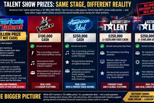 The Million-Dollar Illusion: What America’s Got Talent Really Pays Its Winners AGT's mis-represented prize structure