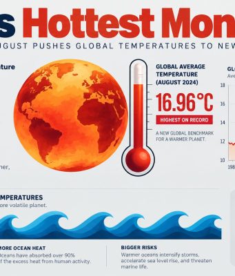 August Marked Earth’s Hottest Month on Record, EU Climate Monitor Says August Marked Earth's Hottest Month on Record