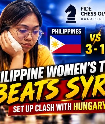 Philippine women’s team sweep past Syria at World Chess Olympiad, set up clash with Hungary Philippine women's chess team beats Syria at World Chess Olympiad