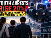 HK Police Urge Parents and Teachers to Help as Youth Arrests Rise 20% Police Urge Parents and Teachers to Help as Youth Arrests Rise 20% in Hong Kong