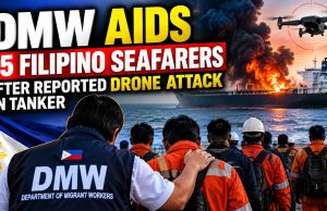 DMW aids 25 Filipino seafarers after reported drone attack on tanker DMW aids 25 Filipino seafarers after reported drone attack on tanker